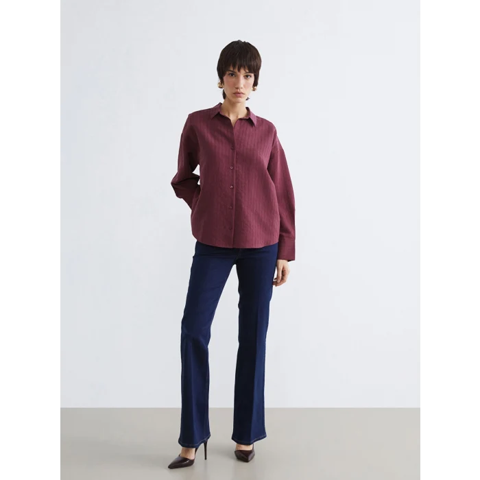 LCW Jeans Siyah Yüksek Bel Flare Kadın Jean Pantolon