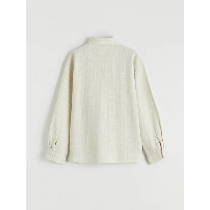 LCW Kids Mavi Uzun Kollu Erkek Çocuk Poplin Gömlek