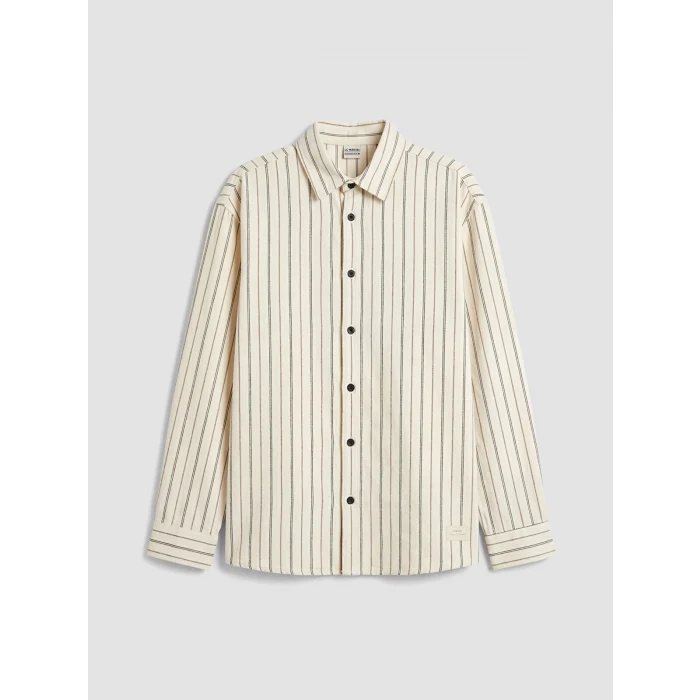 LCW Kids Siyah Çizgili Erkek Çocuk Gömlek