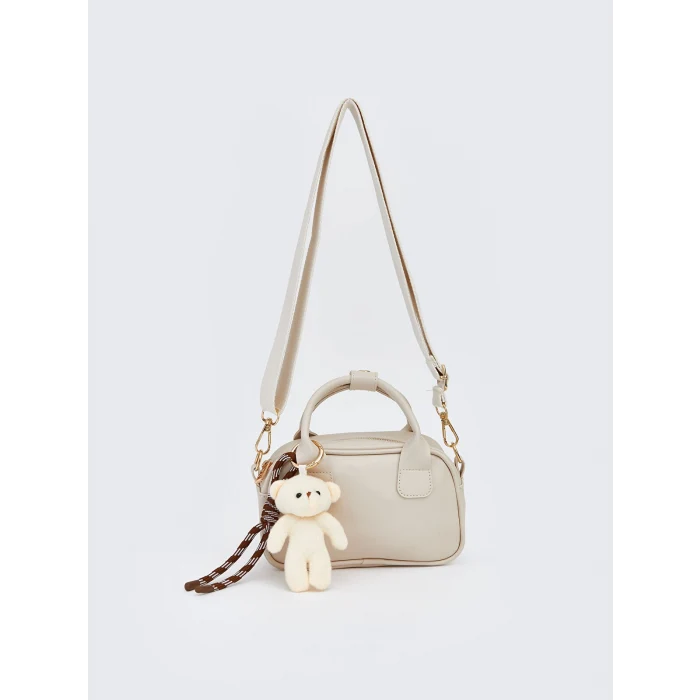 LCW ACCESSORIES Ekru Çıkarılabilİr Askılı Kız Çocuk Omuz Çantası