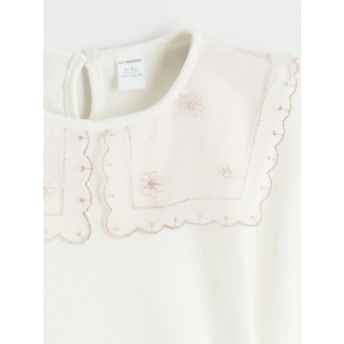 LCW Kids Ekru Kız Çocuk Etekli Takım 3lü