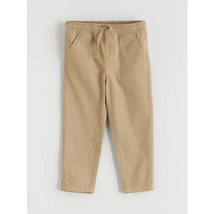 LCW Kids Bej Erkek Çocuk Gabardin Gömlek ve Pantolon