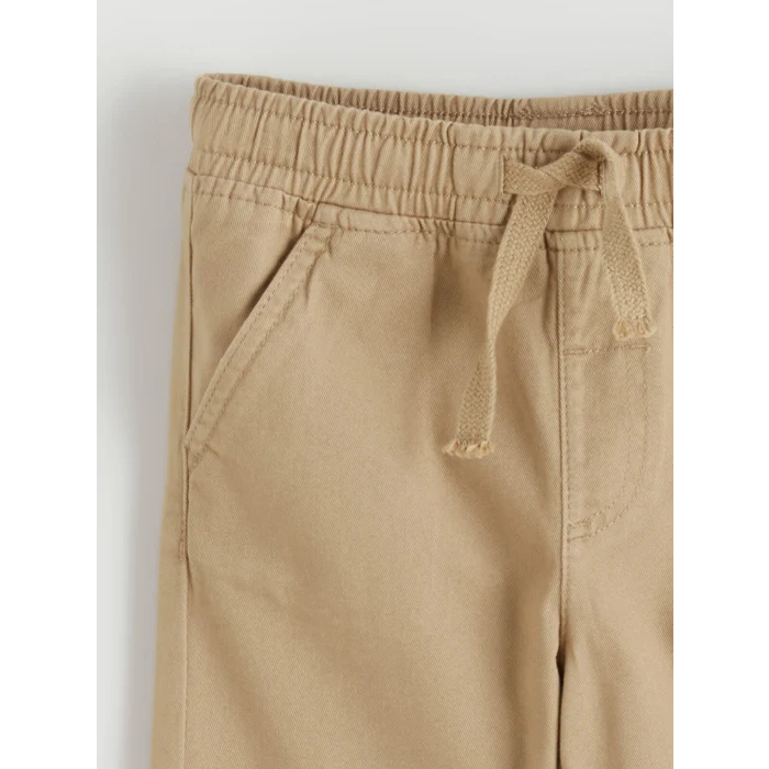 LCW Kids Bej Erkek Çocuk Gabardin Gömlek ve Pantolon