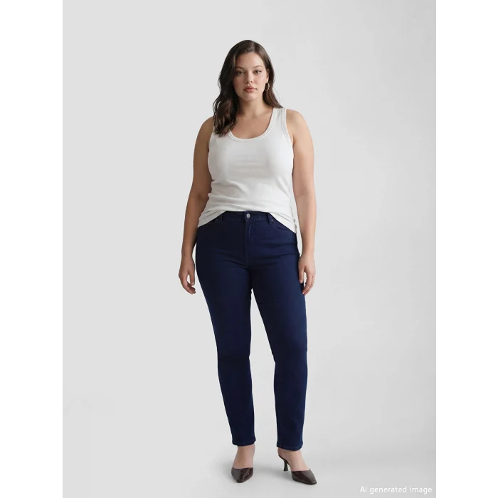 LCWAIKIKI Classic Siyah Slim Fit Kadın Jean Pantolon