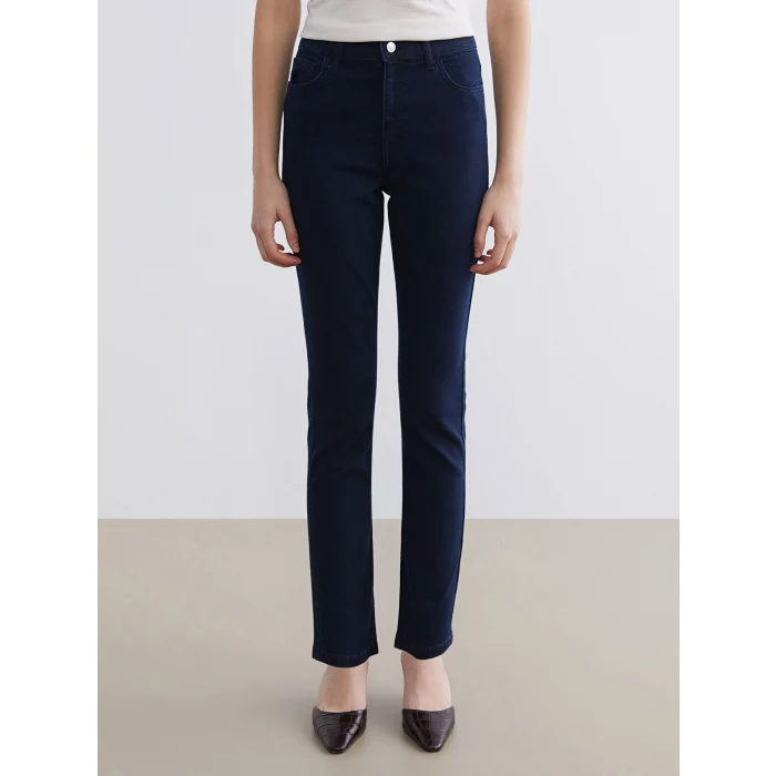 LCWAIKIKI Classic Siyah Slim Fit Kadın Jean Pantolon