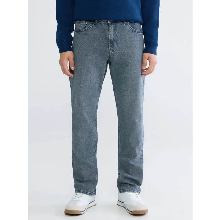 LCW Jeans Gri 779 Regular Fit Erkek Jean Pantolon