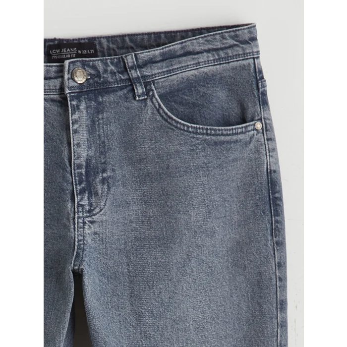 LCW Jeans Gri 779 Regular Fit Erkek Jean Pantolon