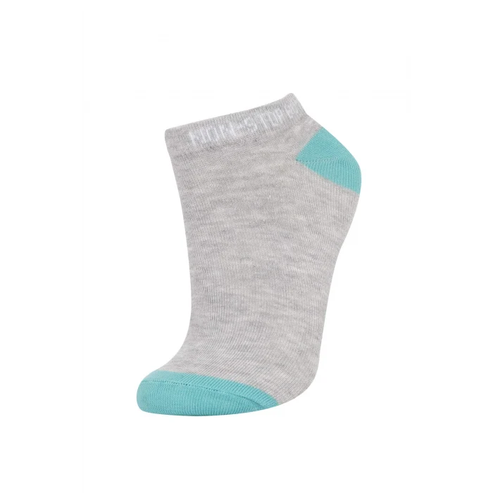 Defacto W8890A6KR1 Çok Renkli Erkek Çocuk Baskılı 7li Pamuklu Patik Çorap