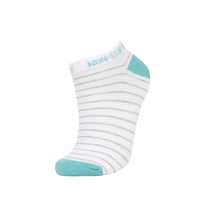 Defacto W8890A6KR1 Çok Renkli Erkek Çocuk Baskılı 7li Pamuklu Patik Çorap