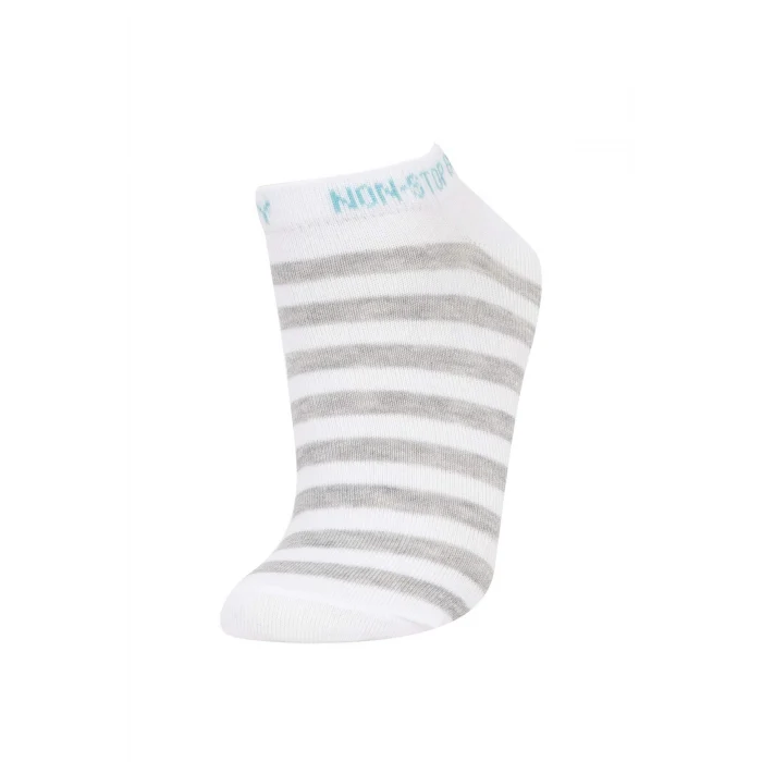 Defacto W8890A6KR1 Çok Renkli Erkek Çocuk Baskılı 7li Pamuklu Patik Çorap