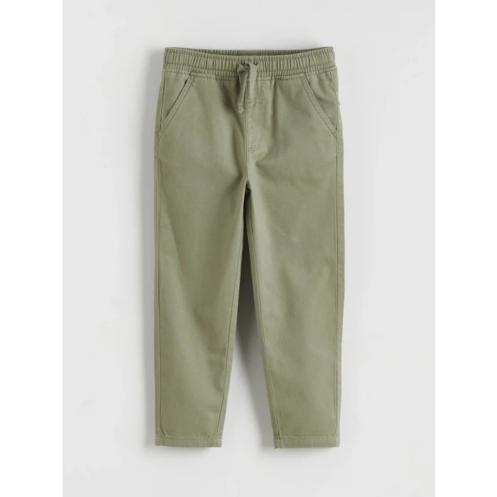 LCW Kids Yeşil Erkek Çocuk Gabardin Gömlek ve Pantolon