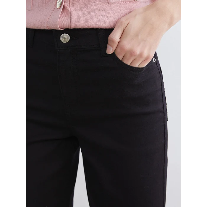 LCWAIKIKI Classic Siyah Slim Fit Kadın Jean Pantolon