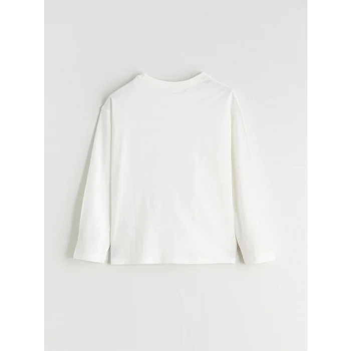 LCW Kids Ekru Bisiklet Yaka Kız Çocuk Pijama Takımı