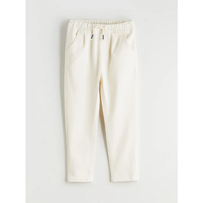 LCW Kids Bej Beli Lastikli Erkek Çocuk Pantolon