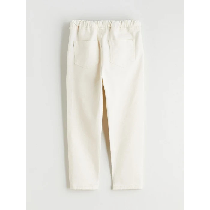 LCW Kids Bej Beli Lastikli Erkek Çocuk Pantolon