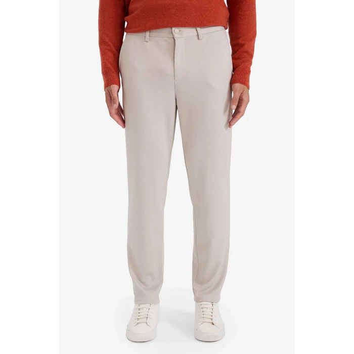 Defacto T6317AZBG609 Bej Taılored Fıt Düz Paça Pantolon