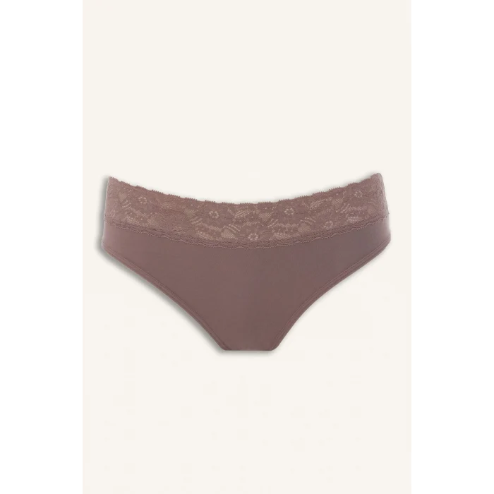 Defacto G8532AXBN277 Bordo Dantel Detaylı 3lü Külot