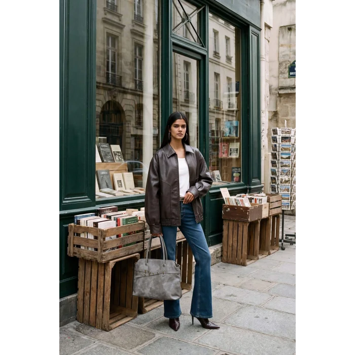 Defacto F5536AXNM34 Mavi Mia Flare Fit Jean Yıkamalı Pantolon