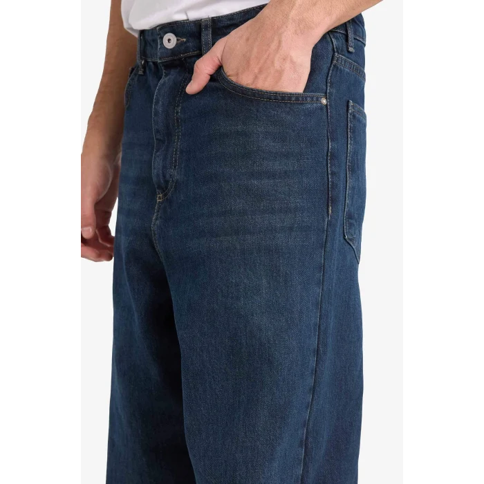 Defacto G6527AXNM34 Mavi Baggy Fit Jean Pantolon