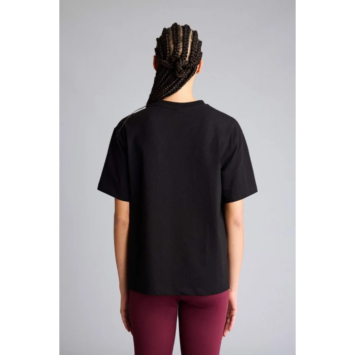 Defacto F8106AXBK81 Siyah Comfort Fıt Sporcu Tişört