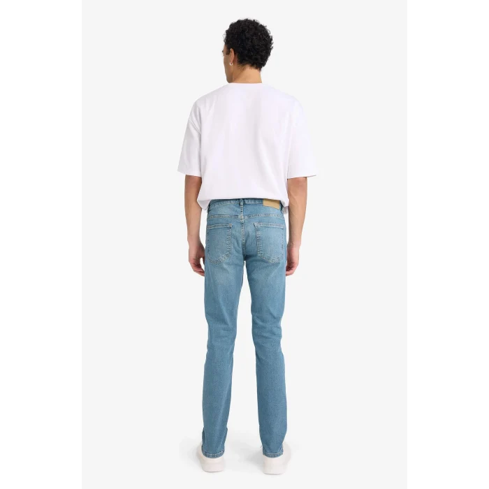 Defacto E3366AXNM29 Yeşil Pedro Slim Fit Jean Pantolon