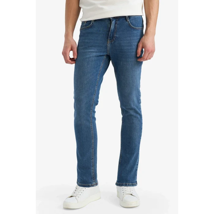 Defacto B8418AXNM28 Mavi Pedro Slim Fit Jean Pantolon