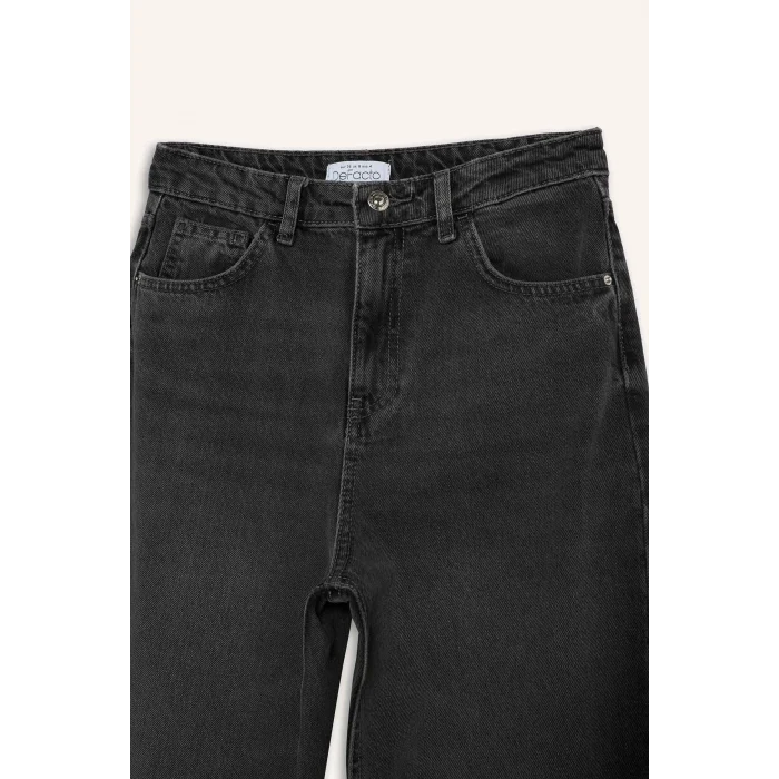 Defacto F2943AXNM36 DENIM 90s Wıde Leg Yüksek Bel Uzun Jean Pantolon