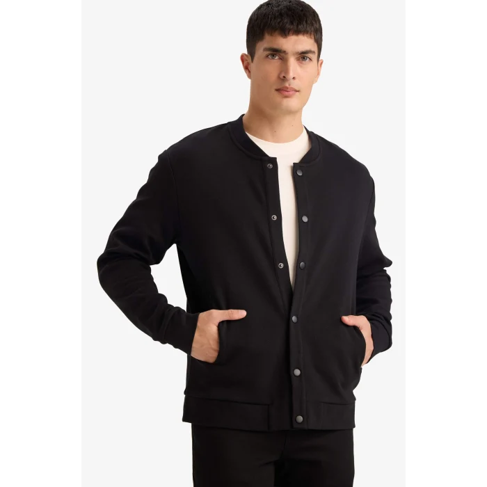 Defacto F8092AXBK81 Siyah Hırka