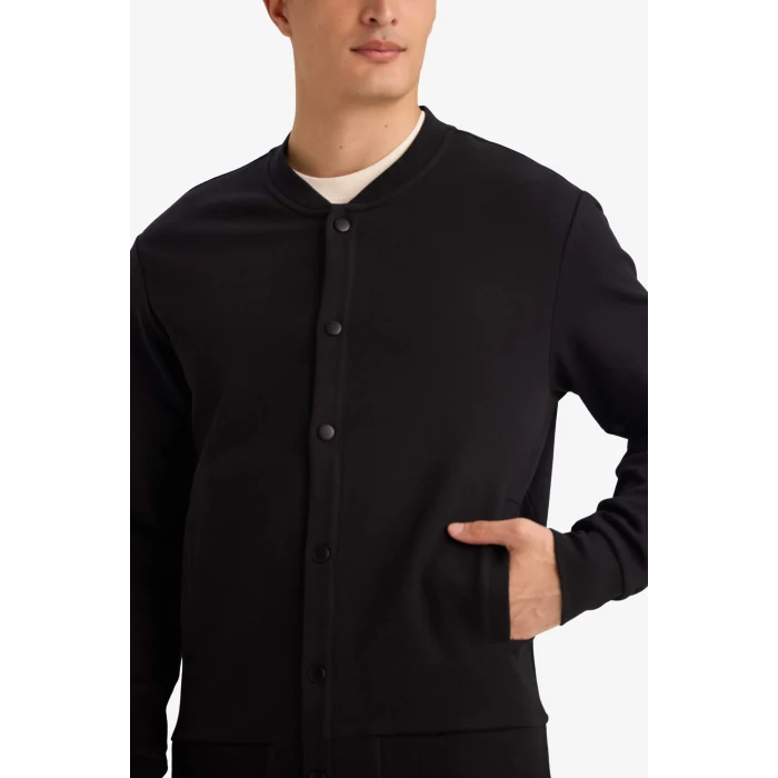 Defacto F8092AXBK81 Siyah Hırka