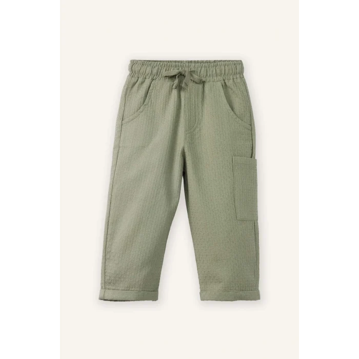 Defacto G7135A5BG286 Bej Müslin 2li Takım Gömlek Pantolon Erkek Bebek