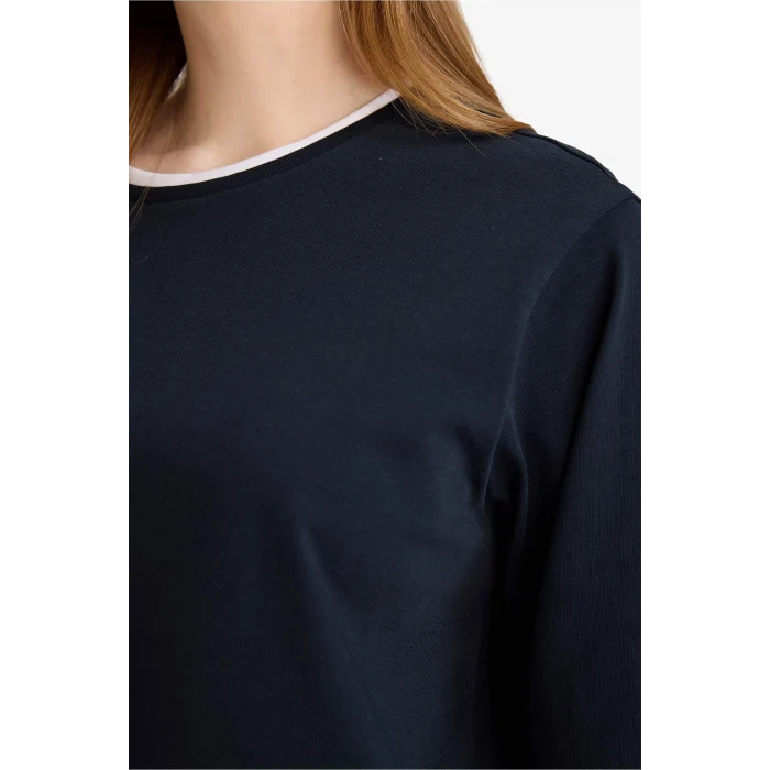 Defacto G8576AXNV245 Lacivert Loose Fit Tunik