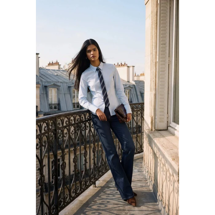 Defacto G6399AXNM82 Mavi Mia Flare Fit Jean Pantolon