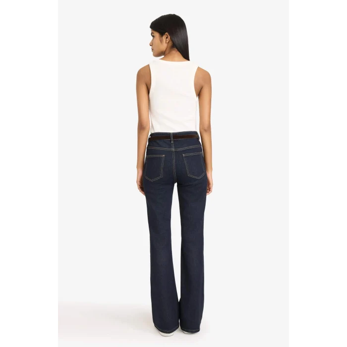 Defacto G6399AXNM82 Mavi Mia Flare Fit Jean Pantolon