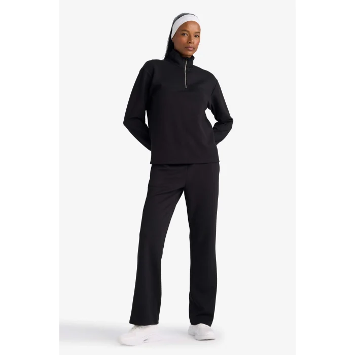 Defacto D7129AXBK81 Siyah Straight Fit Standart Boy Modal Soft Touch Pantolon