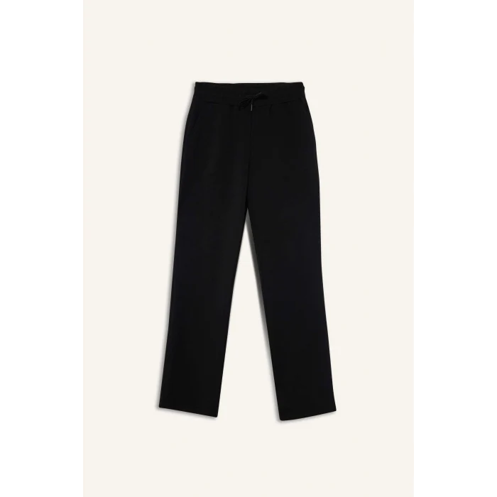 Defacto D7129AXBK81 Siyah Straight Fit Standart Boy Modal Soft Touch Pantolon