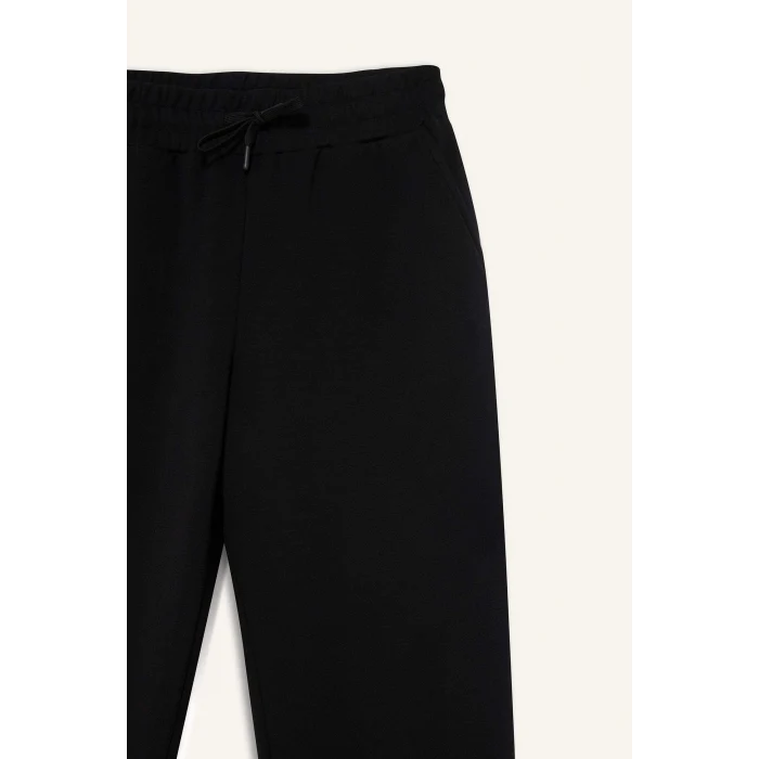 Defacto D7129AXBK81 Siyah Straight Fit Standart Boy Modal Soft Touch Pantolon