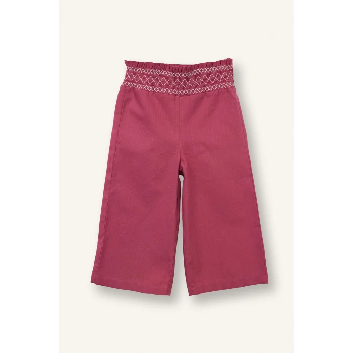 Defacto G8181A5ER99 Ekru Keten Görünümlü 2li Takım Kız Bebek