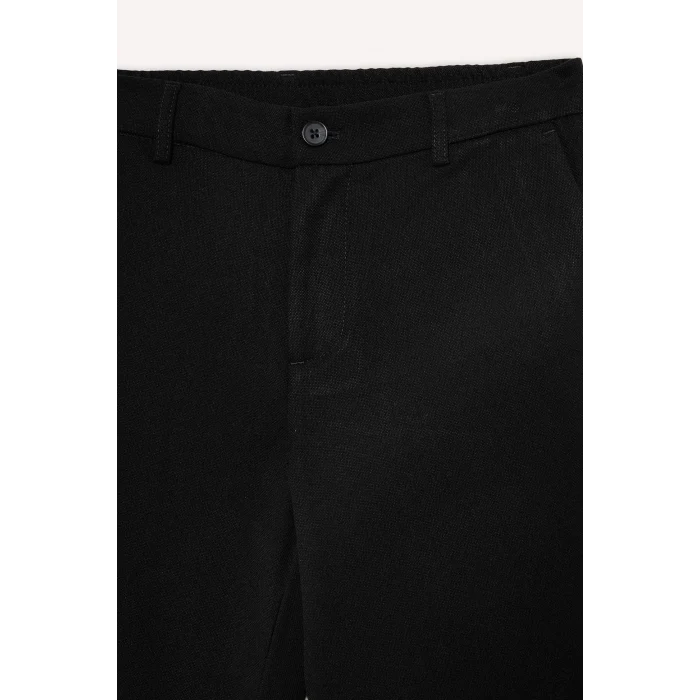 Defacto B8577AXBK27 Siyah Tailored Fit Düz Paça Pantolon