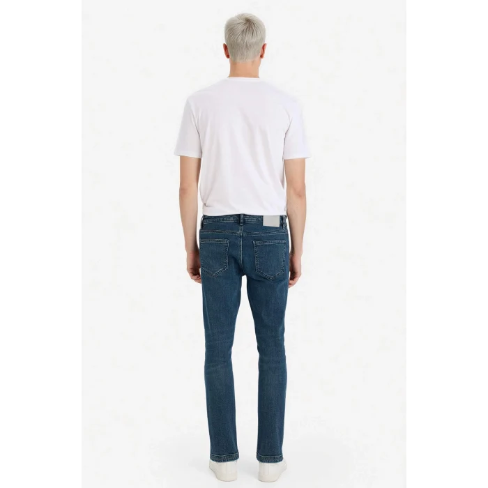 Defacto F9777AXNM34 Mavi Pedro Slim Fit Jean Pantolon