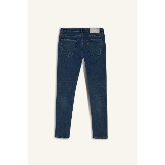 Defacto F9777AXNM34 Mavi Pedro Slim Fit Jean Pantolon