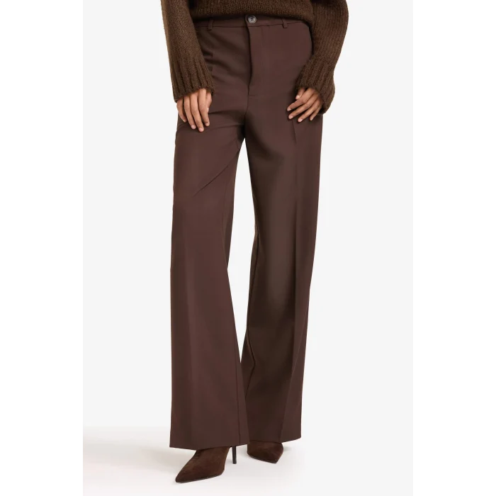 Defacto F6214AXBN207 Kahve Straight Fit Pantolon