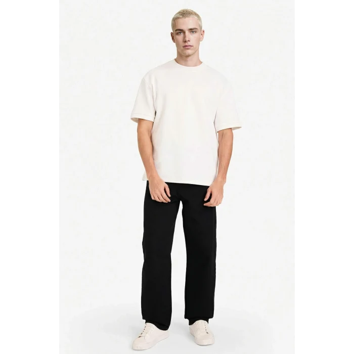 Defacto F8644AXNM40 Siyah Baggy Fit Jean Pantolon