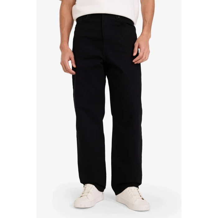 Defacto F8644AXNM40 Siyah Baggy Fit Jean Pantolon