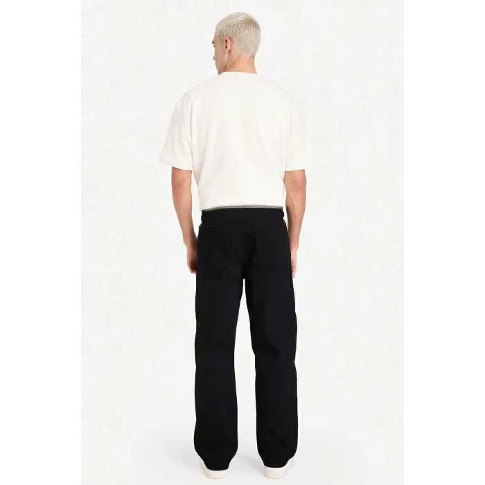 Defacto F8644AXNM40 Siyah Baggy Fit Jean Pantolon