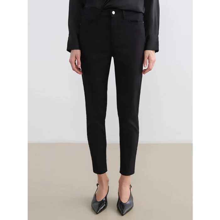 LCWAIKIKI Classic Siyah Slim Fit Kadın Jean Pantolon