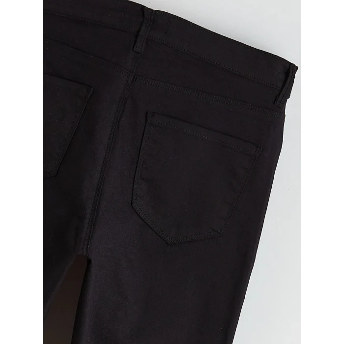 LCWAIKIKI Classic Siyah Slim Fit Kadın Jean Pantolon