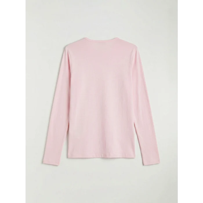 LCWAIKIKI Basic Pembe Bisiklet Yaka Kadın Body