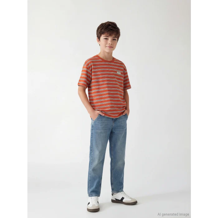 LCW Kids İndigo Regular Fit Erkek Çocuk Jean Pantolon