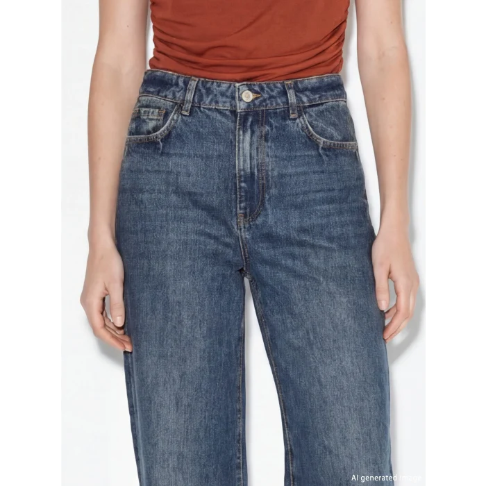 LCW Jeans İndigo Baggy Fit Kadın Jean Pantolon