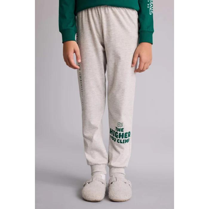 Defacto G9972A8GN651 Yeşil Regular Fıt 2li Pijama Takımı Erkek Çocuk